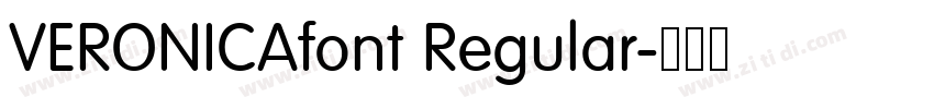 VERONICAfont Regular字体转换 VERONICAfont Regular字体转换